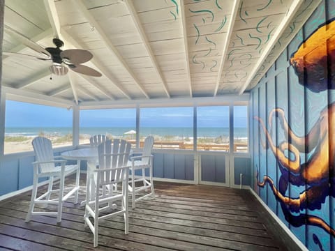 Back porch ocean front 