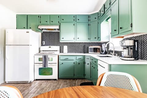 Double over and gas stove.