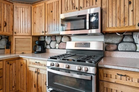 4 gas burner stainless steel stove