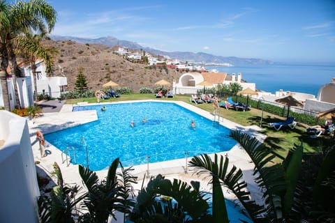 Pool with a view towards Nerja - GoToNerja