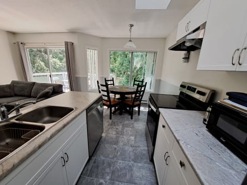 Kitchen and dining area