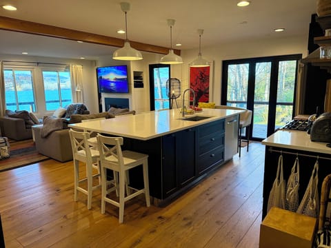 New! Wrap around deck added with walkout from the kitchen.