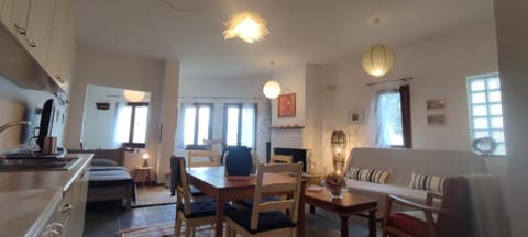 the kitchen & the living room