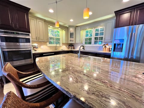 Beautiful green granite