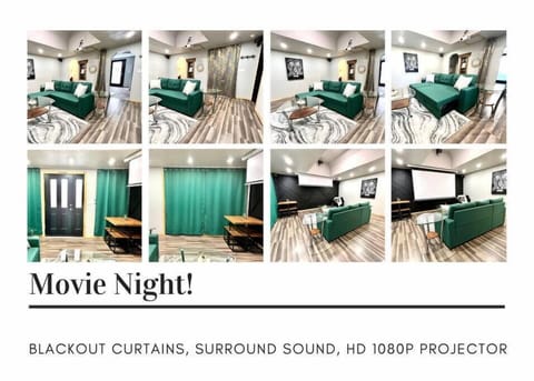 Drop down projector for Movie Night!!