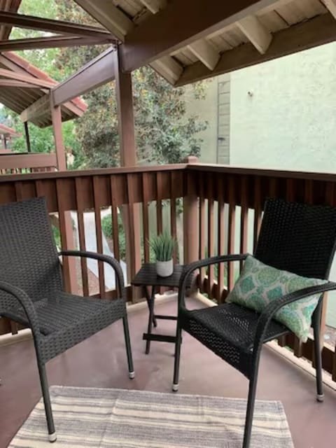 Your own patio to sip your morning coffee.