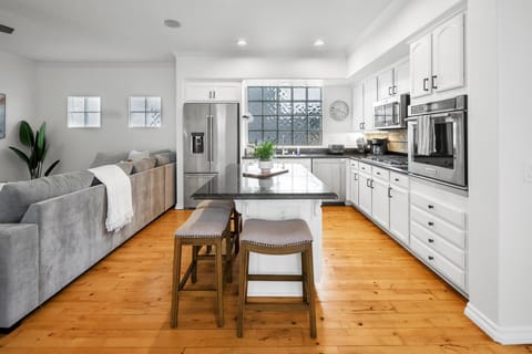 Lots of counter space to make preparing meals easy.