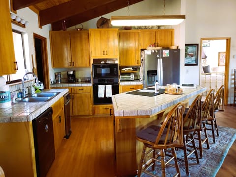 Kitchen fully stocked