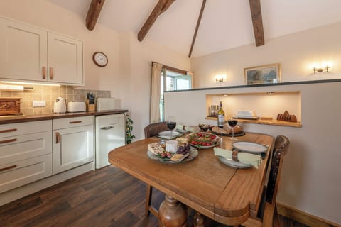 Enjoy an intimate supper in this beautiful dining area