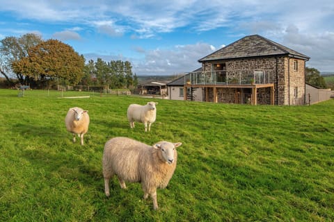 View of The Old Barn from the field