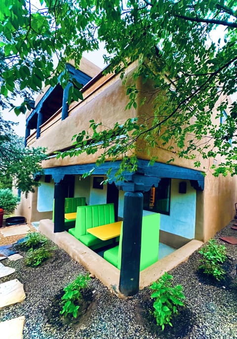 Patio for bedroom 2 and 3. Each have their own door to patio