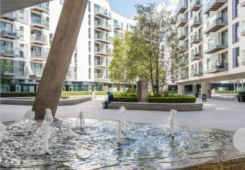 Complex water feature.