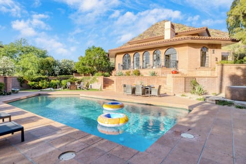 Backyard oasis.