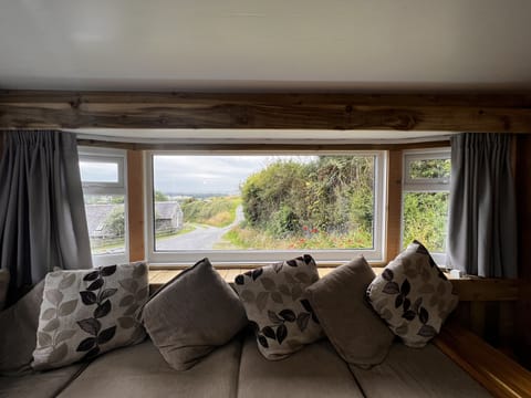 Views from Y Caban living room.