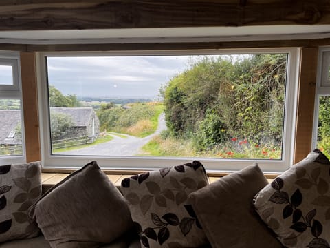 Views from Y Caban living room.