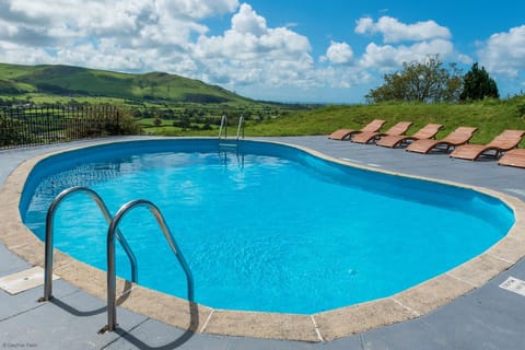 Heated outdoor pool. Exclusive to your group. Open between May & September.