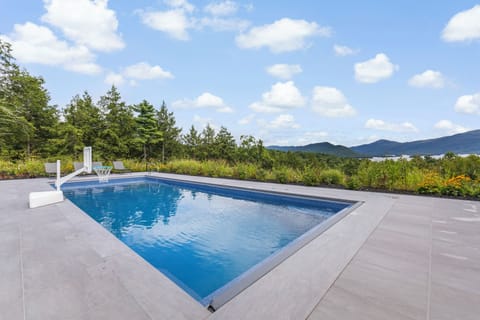 Pool with beautiful view of Lake George 