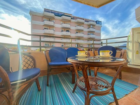 Outdoor seating on private terrace