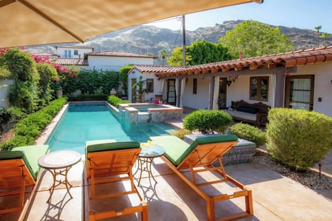 San Jacinto Mountain views from the pool