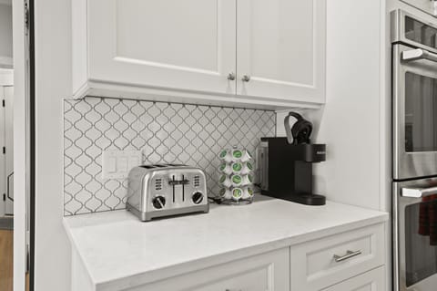 Kitchen with Keurig coffee maker