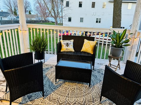 2nd deck off of the bedroom. 