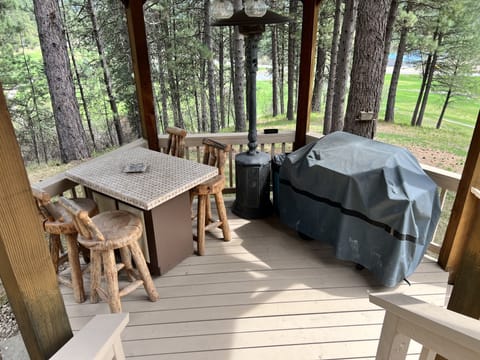 Grill Area with Patio Heater