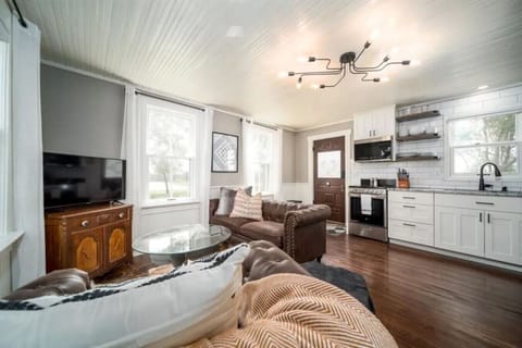 Modern and comfortable Kitchen and Living room space