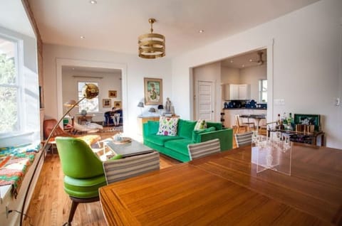 Second living area and dining area.