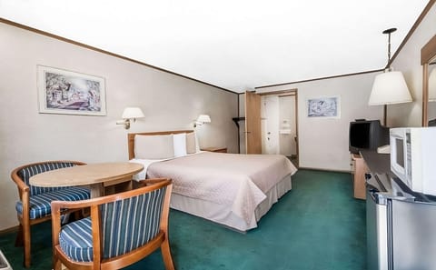 Queen size bed. Perfect for rest after a long day of adventures!