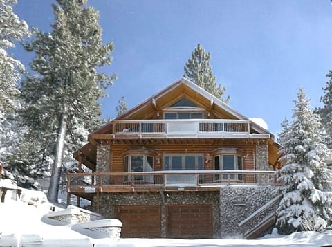 Snow covered Big Bear Cool Cabins, Amazing Grace