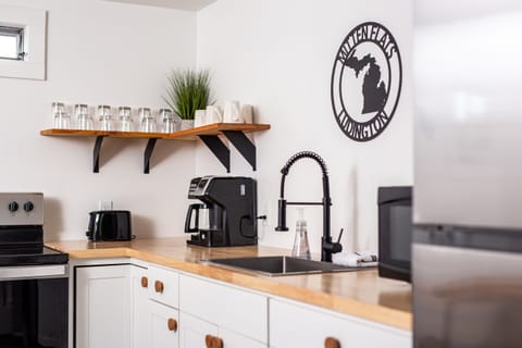 Kitchen with coffee pot
