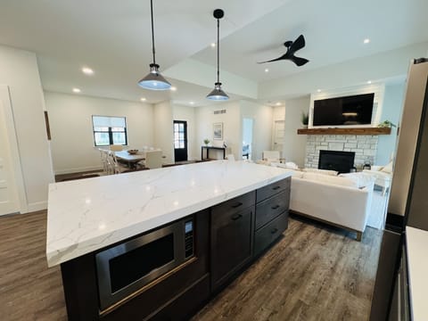 Large Kitchen Island with seating