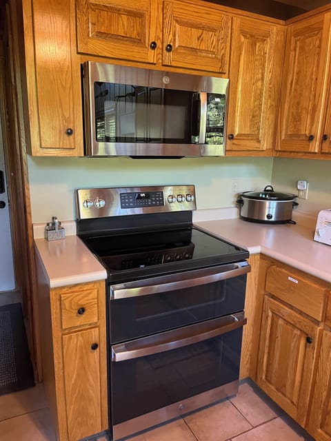 New Double Oven and Microwave.