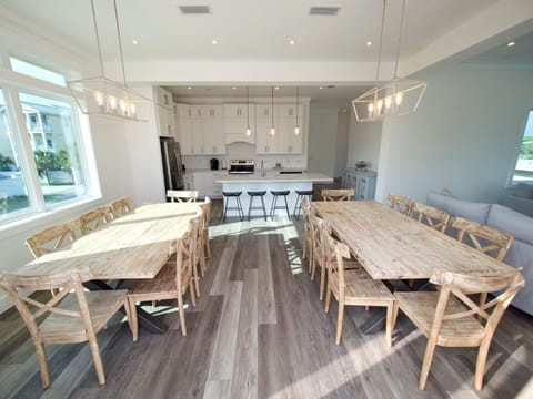 Second Floor Two Dining Tables and Seating for 20 Guests