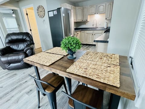 Enjoy coffee and meals at this cute table!