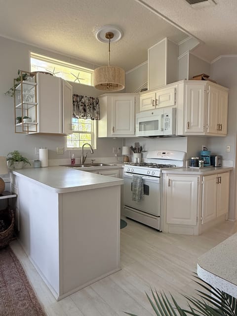 Open and lots of counter space