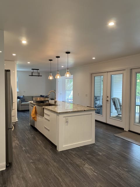 View of kitchen from the living room