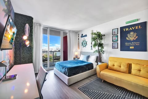 Full Size Bed + Sleeper Couch - Sleep Up to 4