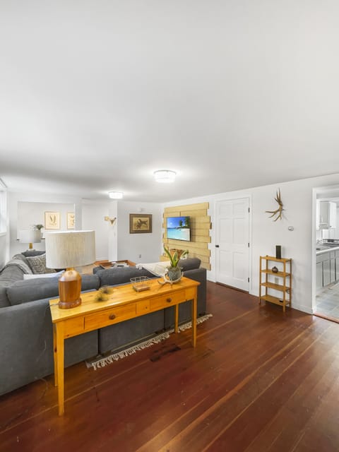 View of living room from dining room
