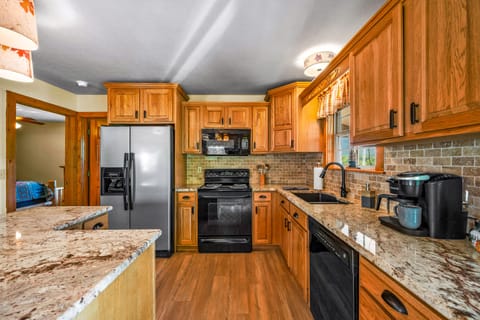 This spacious kitchen has everything you need to create a meal.