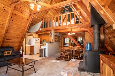 A-Frame Cabin with Vaulted Ceiling - A-Frame Cabin with Vaulted Ceiling