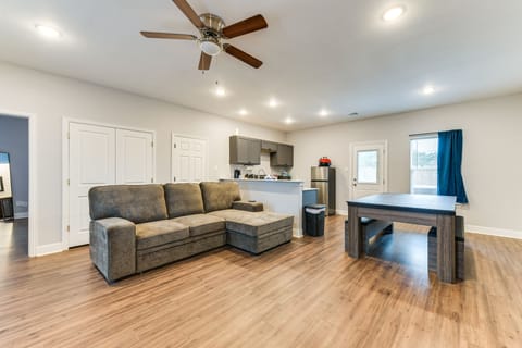 Living Area | Queen Sleeper Sofa | Smart TV