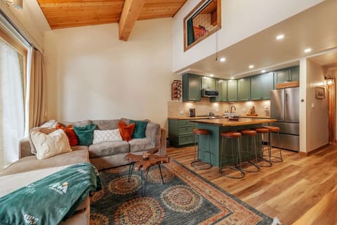 Condo 2: Living room and kitchen