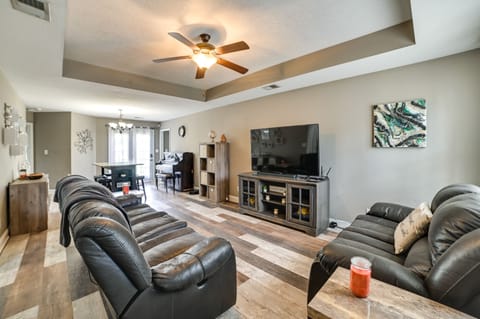 Clarksville Vacation Rental | 3BR | 2BA | 2 Steps to Enter | 1,276 Sq Ft