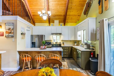 Kitchen | Private Gated Community | Window A/C Unit