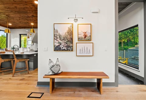 Greet the day in this cozy nook. It's all about the little moments of peace, framed by the great outdoors.