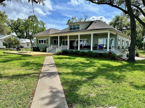 Back view of house