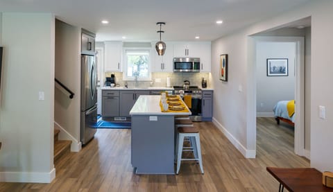 View looking into the kitchen/living Area
