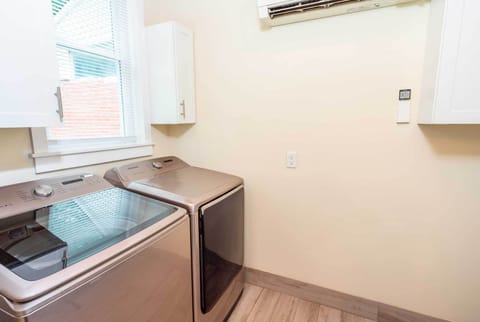 On-site washer and dryer for guests