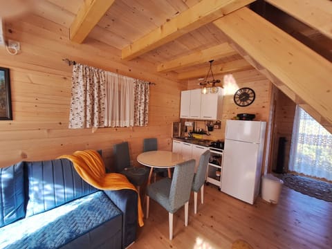 One full photo of our dining area and kitchen! :)